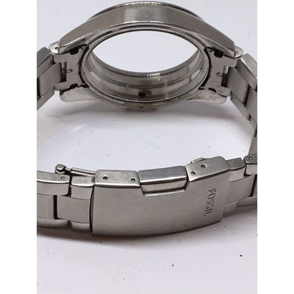 Authentic Fossil Watch Band Bracelet Links Case Use For Parts Used 18mm V792 - Picture 3 of 4